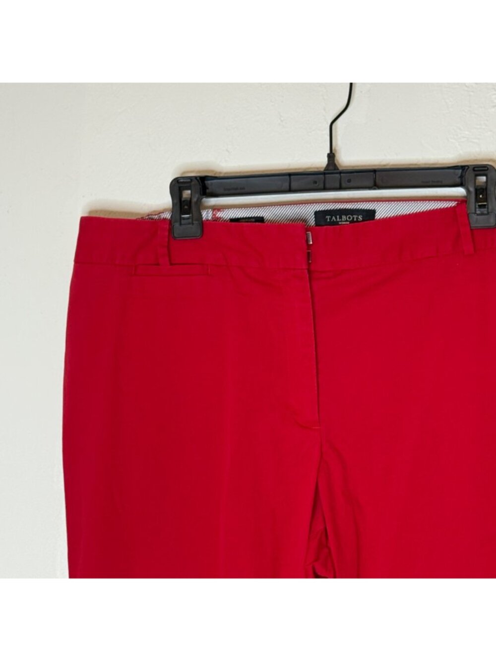 Talbots Woman Heritage Red Ankle Pant Trousers Size 16W - Picture 4 of 10